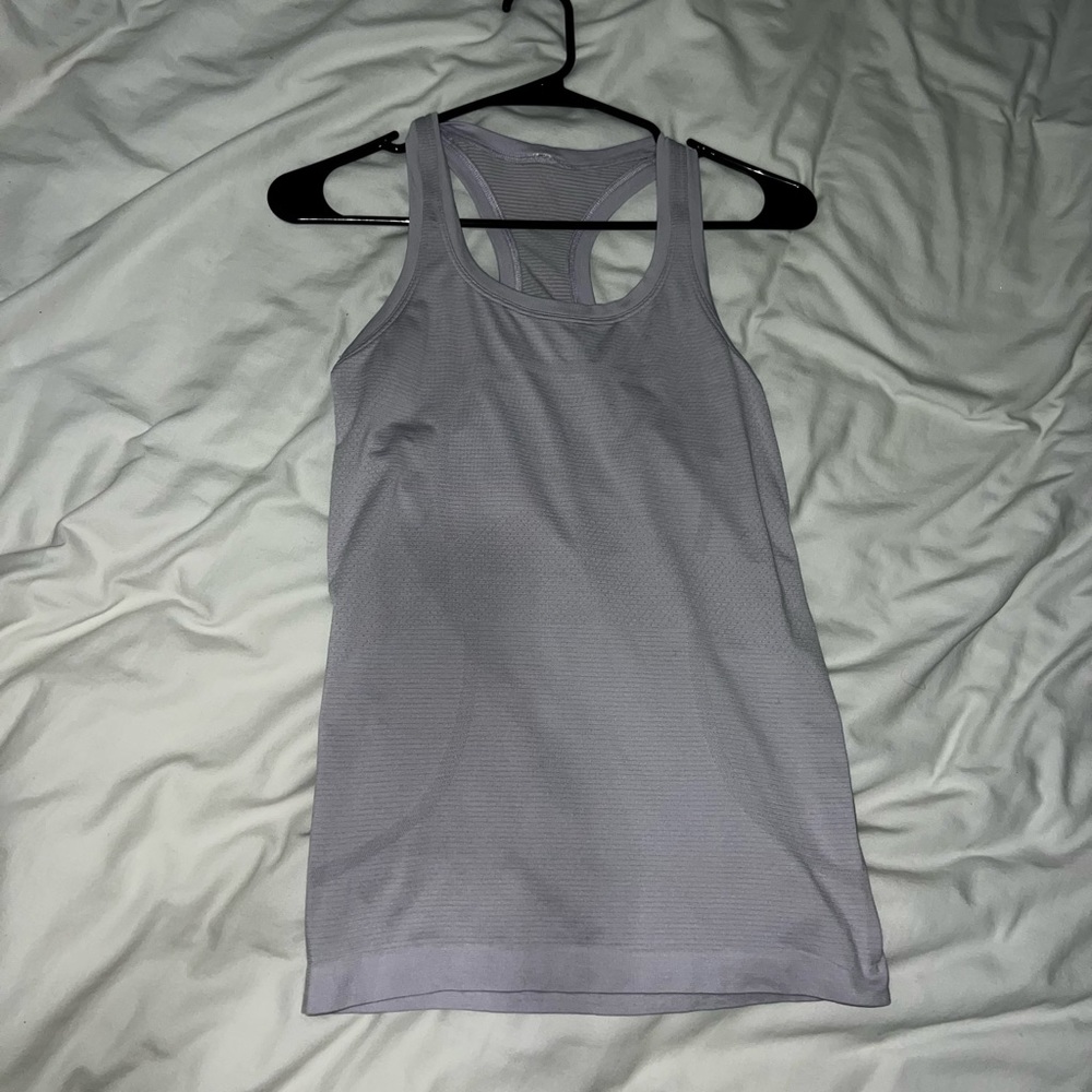 lululemon light purple racerback tank